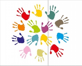 Kindermappen Hände für 13x18/18x24cm 25 Stück
